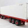 Tekno 72620 - Australian Mack F700 Prime Mover with 3 Axle Trailer and 40 ft Container - Scale 1:50