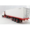 Tekno 72620 - Australian Mack F700 Prime Mover with 3 Axle Trailer and 40 ft Container - Scale 1:50