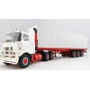 Tekno 72620 - Australian Mack F700 Prime Mover with 3 Axle Trailer and 40 ft Container - Scale 1:50