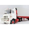 Tekno 72620 - Australian Mack F700 Prime Mover with 3 Axle Trailer and 40 ft Container - Scale 1:50