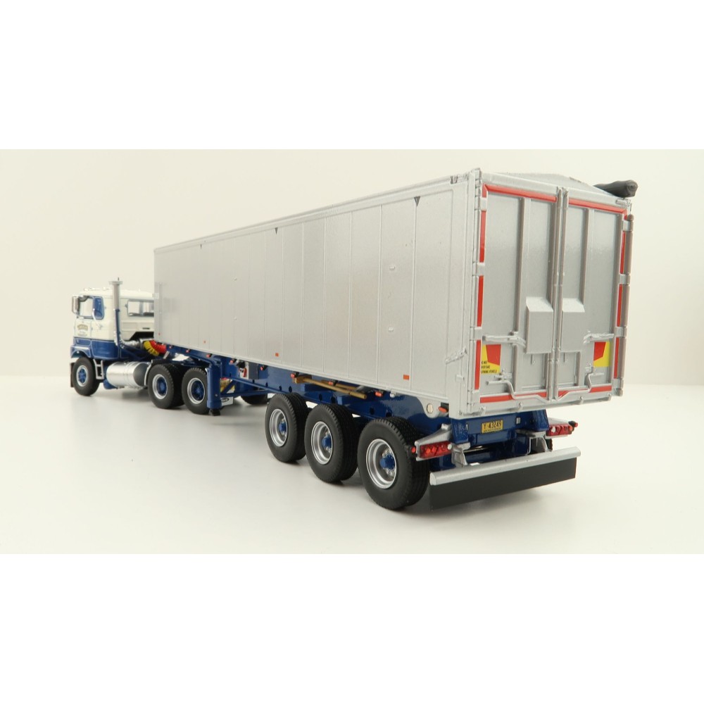 Tekno 73945 Australian Mack F700 6x4 Prime Mover with Tipper - Willis Haulage - Scale 1:50