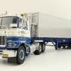 Tekno 73945 Australian Mack F700 6x4 Prime Mover with Tipper - Willis Haulage - Scale 1:50