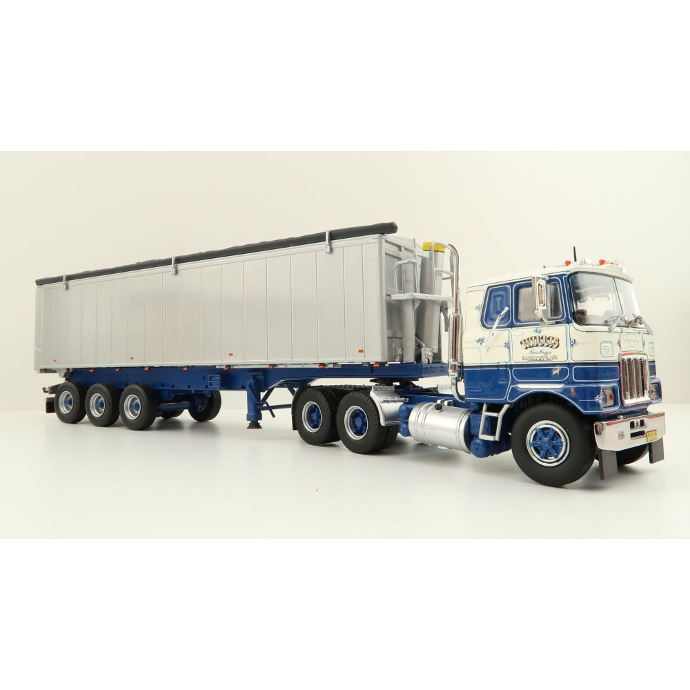 Tekno 73945 Australian Mack F700 6x4 Prime Mover with Tipper - Willis Haulage - Scale 1:50