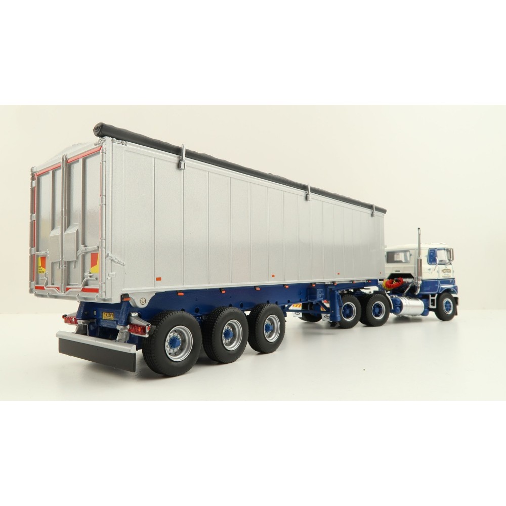 Tekno 73945 Australian Mack F700 6x4 Prime Mover with Tipper - Willis Haulage - Scale 1:50
