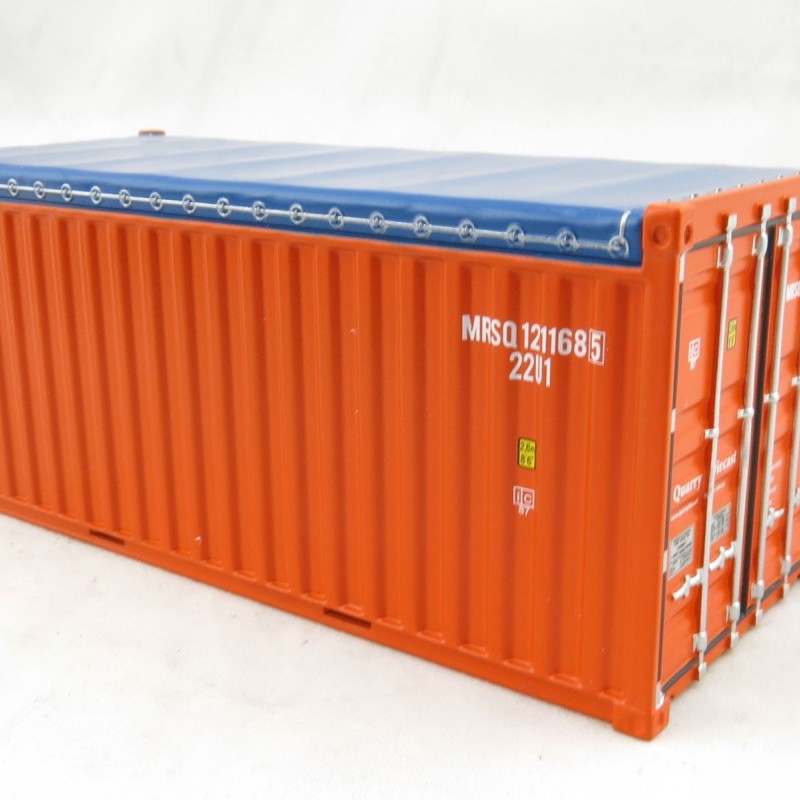 Tekno 74057 20ft Open Top Rental Container - MRSQ Range - Scale 1:50