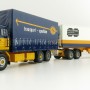 Tekno 74199 DAF 2800 Curtainside Truck with Reefer Trailer Sweden Combo - ASG - Scale 1:50
