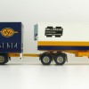 Tekno 74199 DAF 2800 Curtainside Truck with Reefer Trailer Sweden Combo - ASG - Scale 1:50