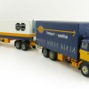 Tekno 74199 DAF 2800 Curtainside Truck with Reefer Trailer Sweden Combo - ASG - Scale 1:50