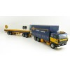 Tekno 74199 DAF 2800 Curtainside Truck with Reefer Trailer Sweden Combo - ASG - Scale 1:50