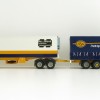 Tekno 74199 DAF 2800 Curtainside Truck with Reefer Trailer Sweden Combo - ASG - Scale 1:50