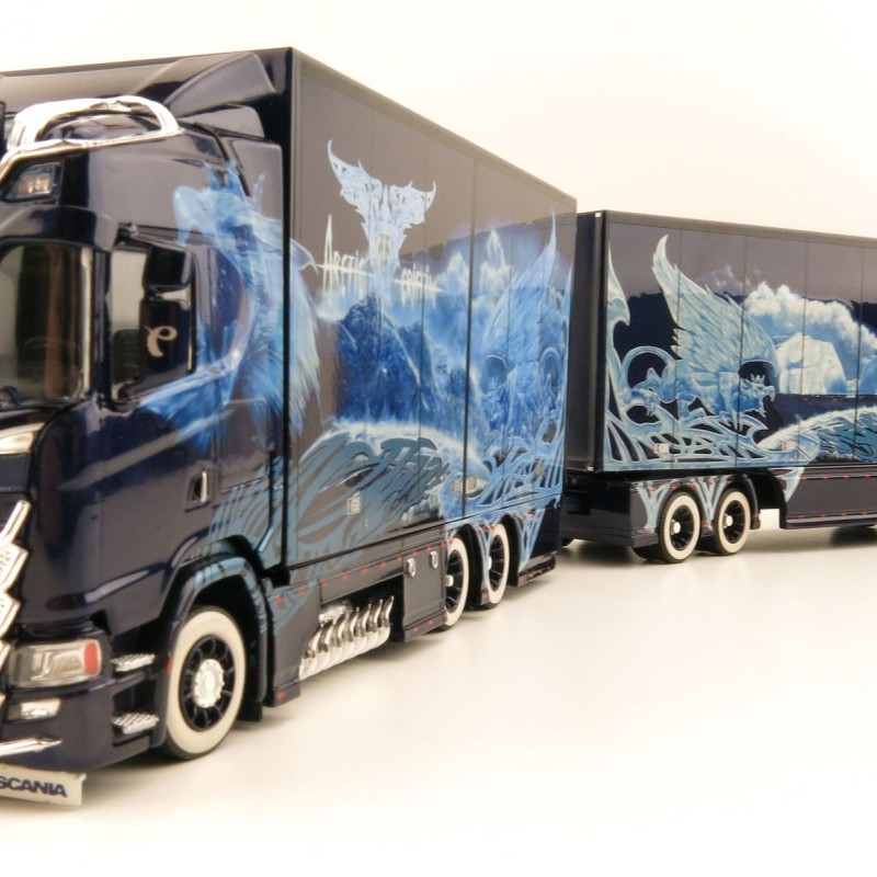 Tekno 74255 Scania NGS S HL Sweden Combo Showtruck - Ekdahl Arctic Griffin - Scale 1:50