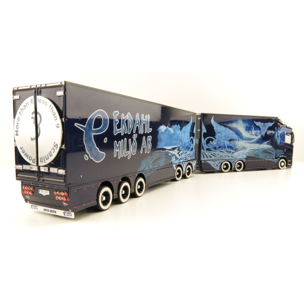 Tekno 74255 Scania NGS S HL Sweden Combo Showtruck - Ekdahl Arctic Griffin - Scale 1:50