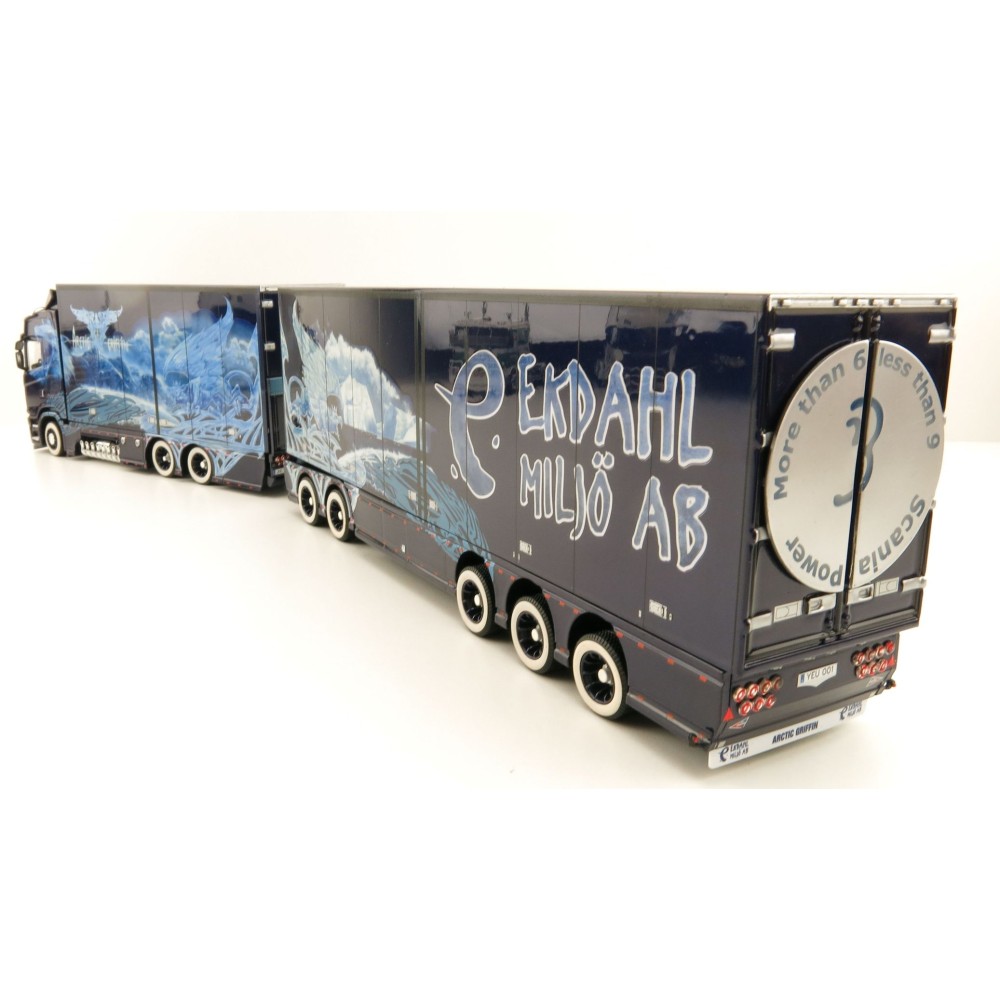 Tekno 74255 Scania NGS S HL Sweden Combo Showtruck - Ekdahl Arctic Griffin - Scale 1:50