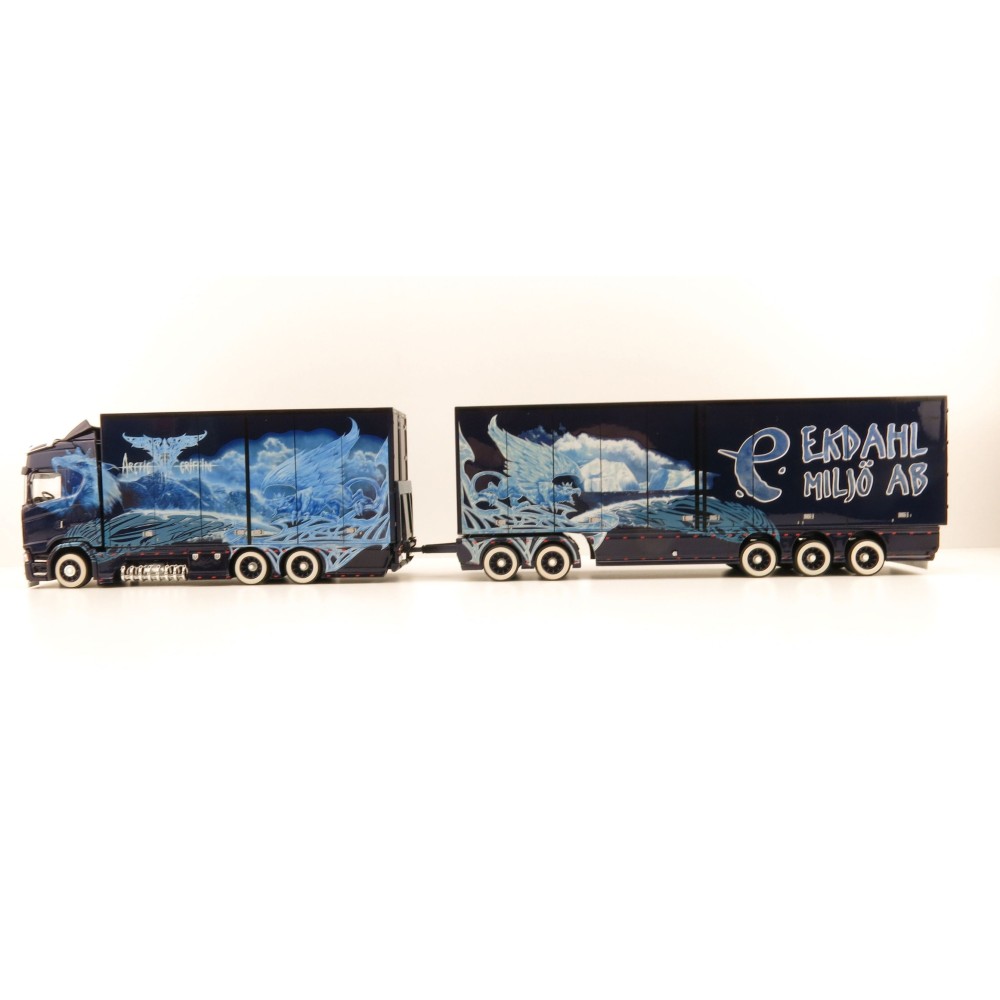 Tekno 74255 Scania NGS S HL Sweden Combo Showtruck - Ekdahl Arctic Griffin - Scale 1:50