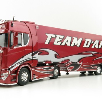 Tekno 74279 Scania S-serie HL with Zamac Reefer Trailer 3axle - D´Angelo Huracan - Scale 1:50