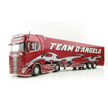 Tekno 74279 Scania S-serie HL with Zamac Reefer Trailer 3axle - D´Angelo Huracan - Scale 1:50