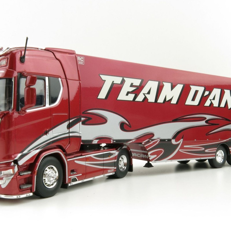 Tekno 74279 Scania S-serie HL with Zamac Reefer Trailer 3axle - D´Angelo Huracan - Scale 1:50