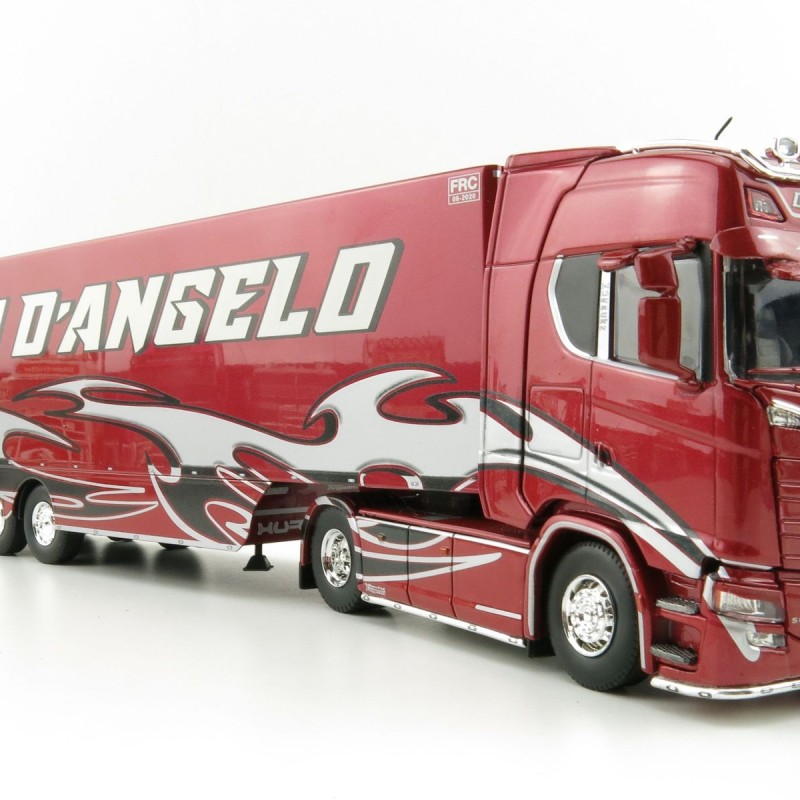 Tekno 74279 Scania S-serie HL with Zamac Reefer Trailer 3axle - D´Angelo Huracan - Scale 1:50