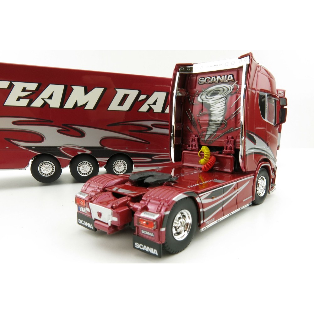 Tekno 74279 Scania S-serie HL with Zamac Reefer Trailer 3axle - D´Angelo Huracan - Scale 1:50