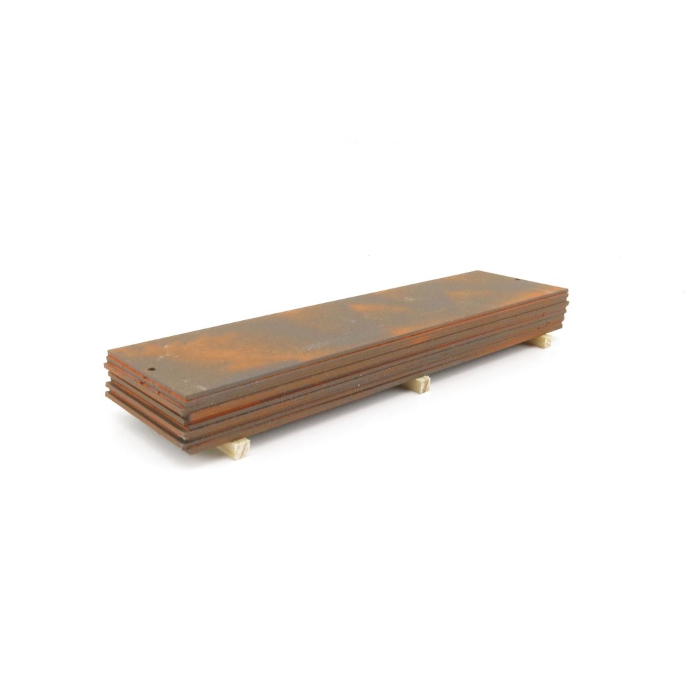 Tekno 74529 Steel Dragline Mats Load  ( 12 cm x 3 cm x 1,5 cm ) - Scale 1:50