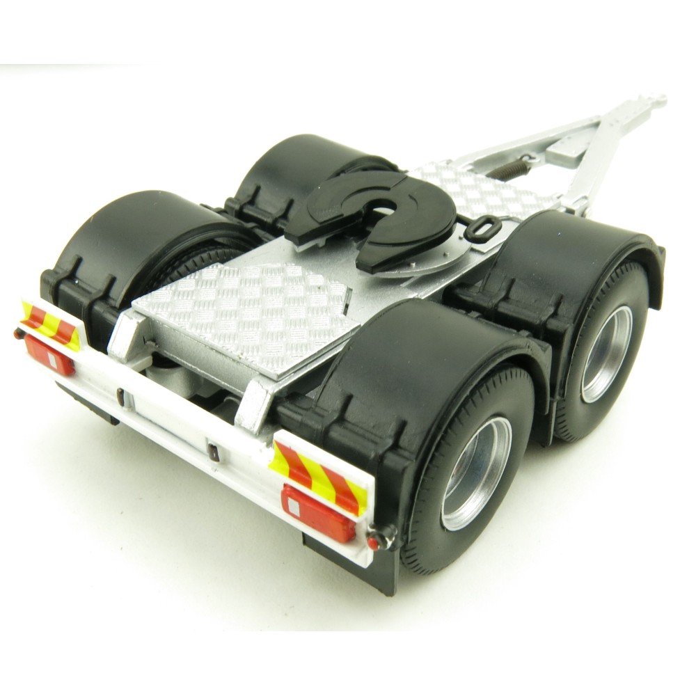 Tekno 74557 Australian Double Flatbed Trailer Set with Dolly Blue Scale 1:50