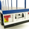 Tekno 74557 Australian Double Flatbed Trailer Set with Dolly Blue Scale 1:50
