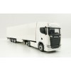 Tekno 74752-1 - Scania Truck with Semi 3-axle Box trailer White - Scale 1:87