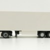 Tekno 74752-1 - Scania Truck with Semi 3-axle Box trailer White - Scale 1:87