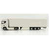 Tekno 74752-1 - Scania Truck with Semi 3-axle Box trailer White - Scale 1:87