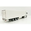 Tekno 74752-1 - Scania Truck with Semi 3-axle Box trailer White - Scale 1:87