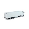 Tekno 74752-1 - Scania Truck with Semi 3-axle Box trailer White - Scale 1:87