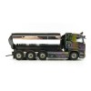 Tekno 75065 Scania R-serie Truck 4axle with Hookarm and Asphalt Container - Gahne Akeri - Scale 1:50