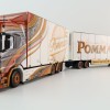 Tekno 75115 - Scania NG S Highline Sweden Combo with Trailer - Ristimaa Pommac - Scale 1:50