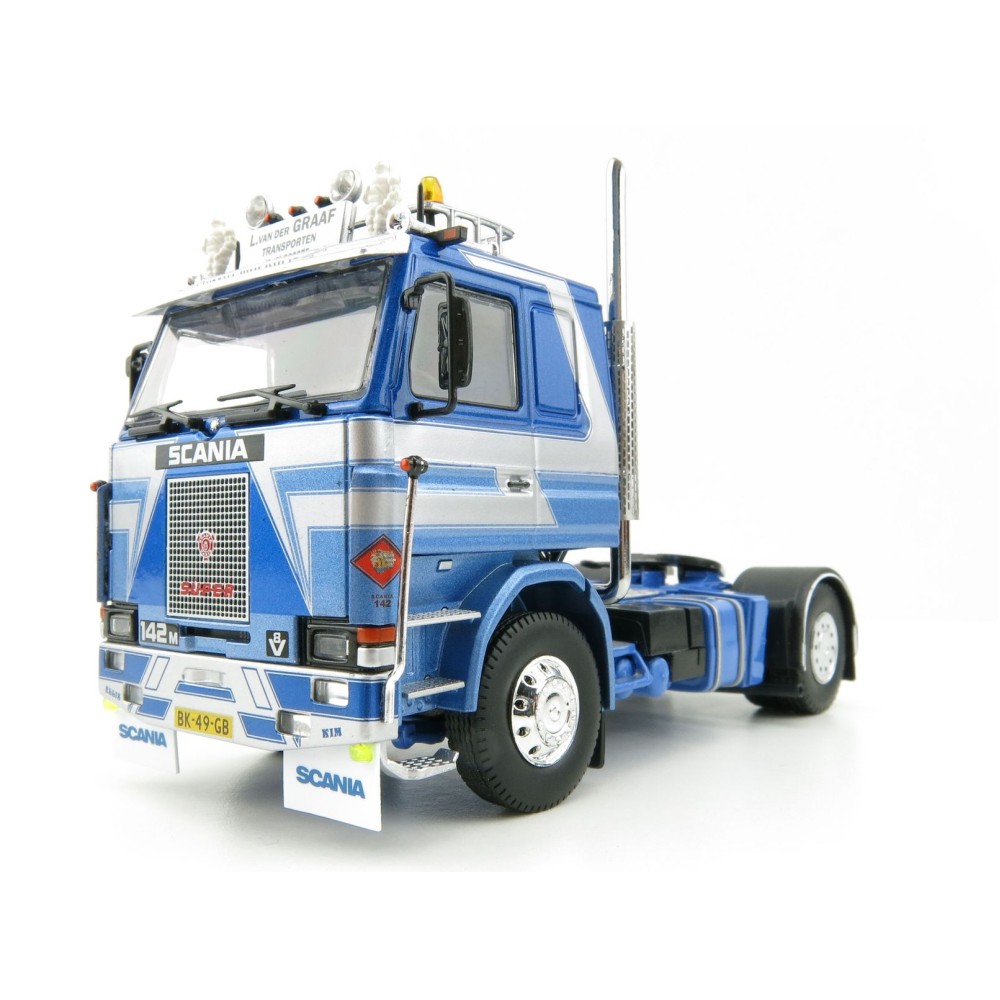 Tekno 75406 Scania 142M 4x2 Prime Mover - L van der Graf  - Truckstars Series - Scale 1:50