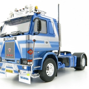 Tekno 75406 Scania 142M 4x2 Prime Mover - L van der Graf  - Truckstars Series - Scale 1:50