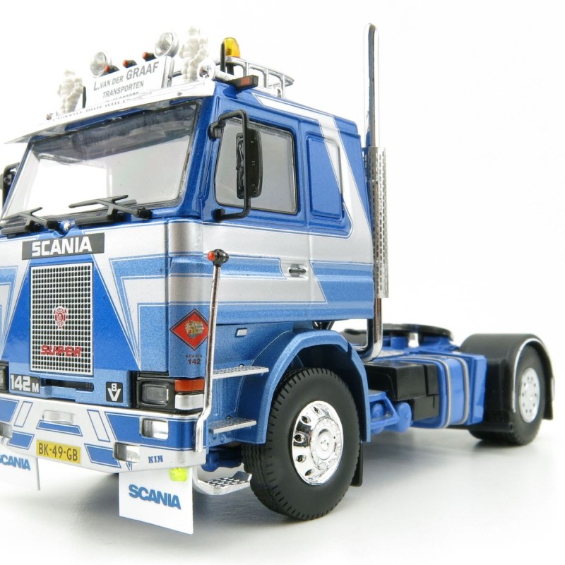 Tekno 75406 Scania 142M 4x2 Prime Mover - L van der Graf  - Truckstars Series - Scale 1:50