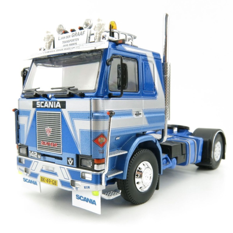 Tekno 75406 Scania 142M 4x2 Prime Mover - L van der Graf  - Truckstars Series - Scale 1:50