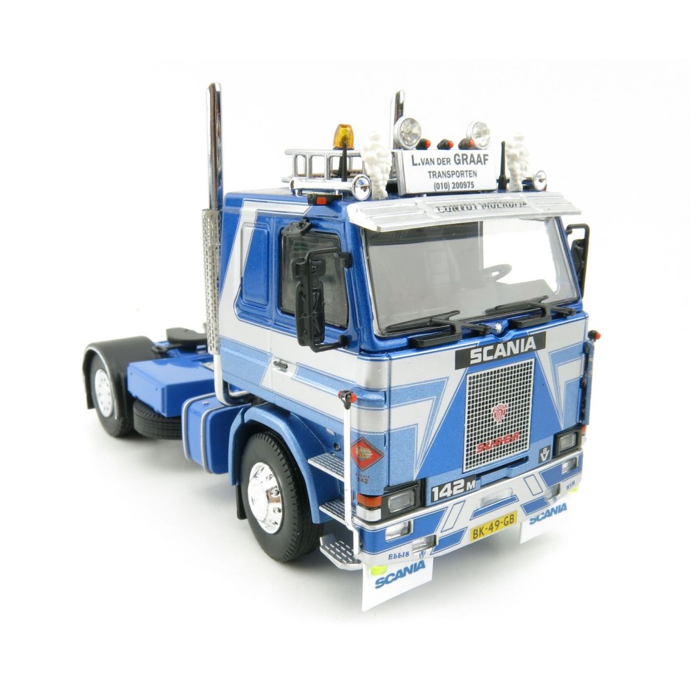 Tekno 75406 Scania 142M 4x2 Prime Mover - L van der Graf  - Truckstars Series - Scale 1:50