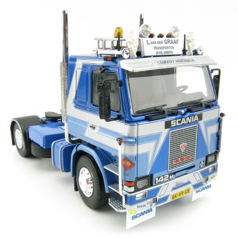 Tekno 75406 Scania 142M 4x2 Prime Mover - L van der Graf  - Truckstars Series - Scale 1:50