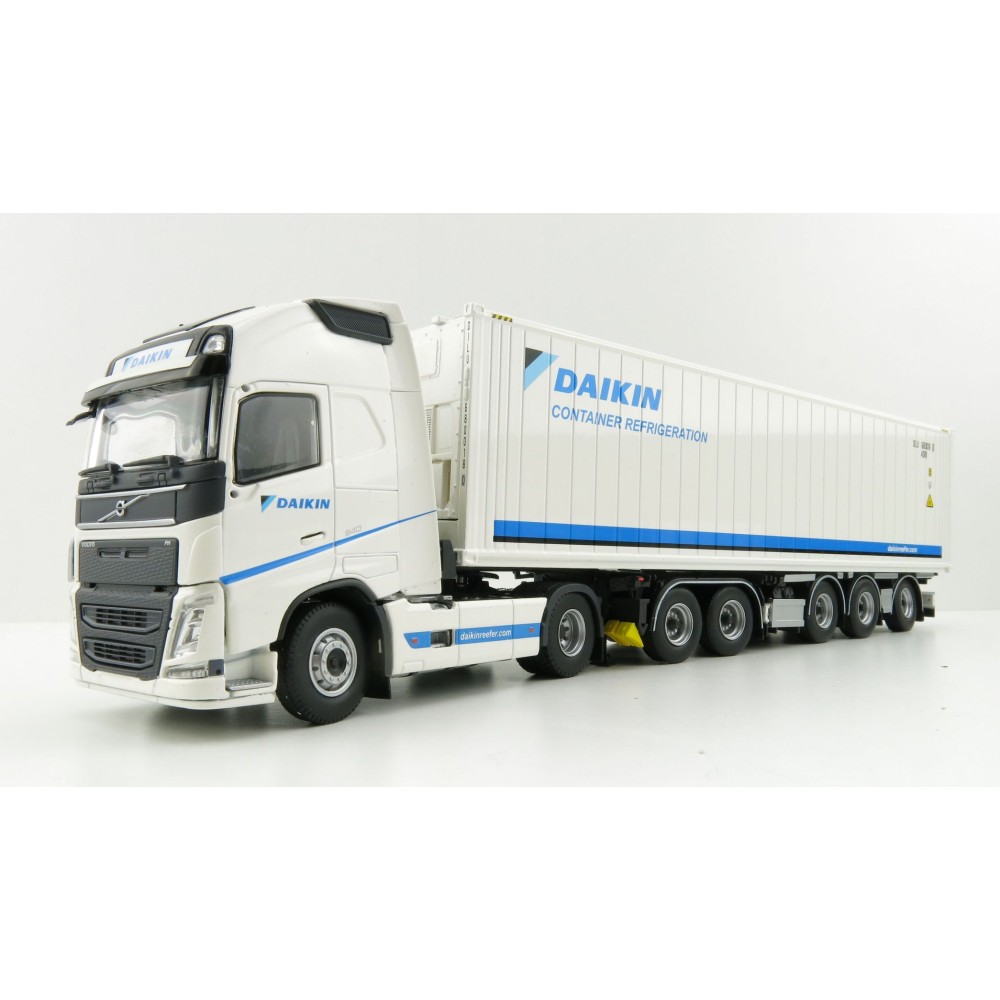 Tekno 76582 Volvo FH04 Globetrotter XL Reefer 5-axle Container Daikin - Scale 1:50