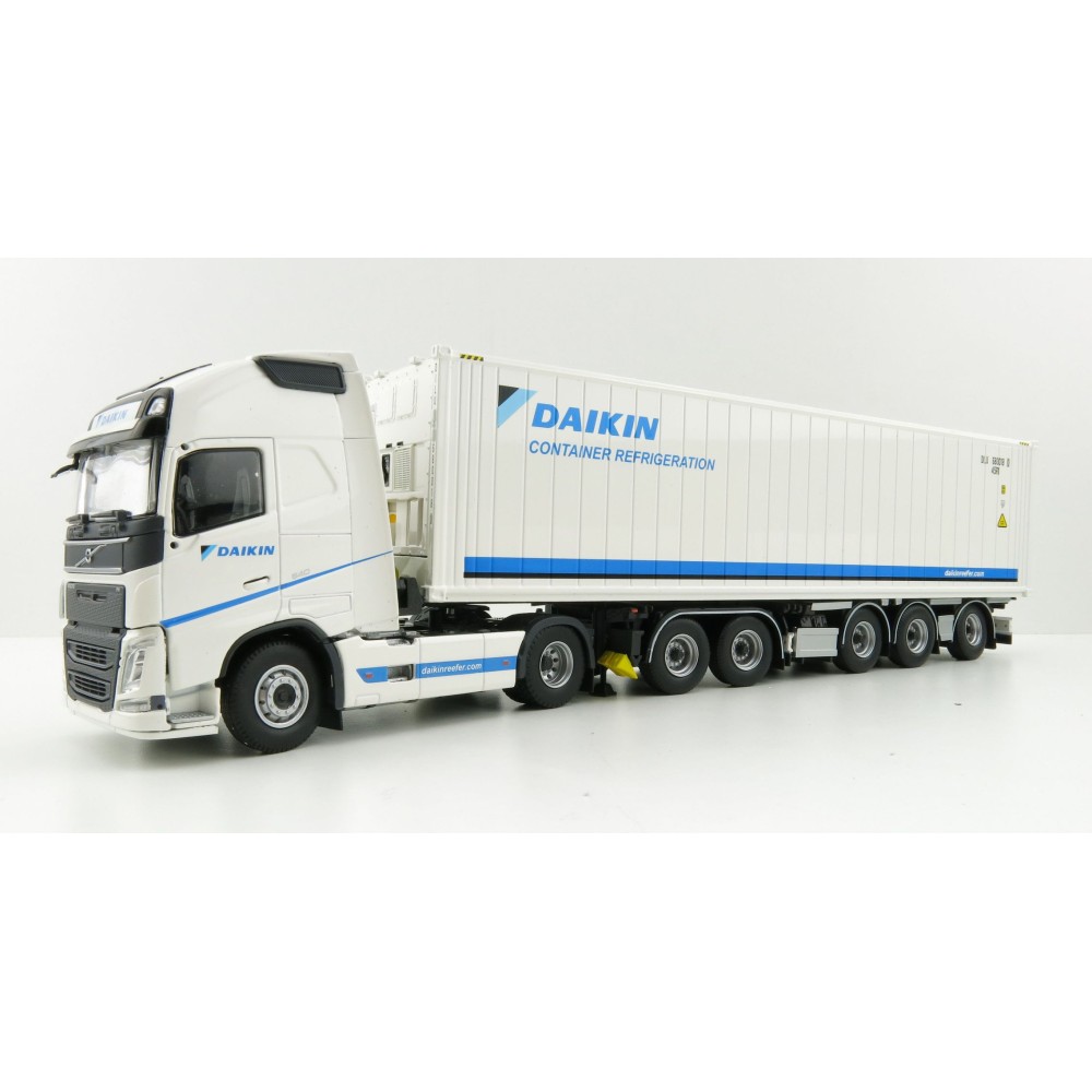 Tekno 76582 Volvo FH04 Globetrotter XL Reefer 5-axle Container Daikin - Scale 1:50