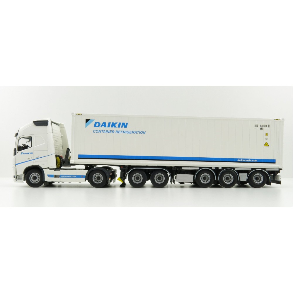Tekno 76582 Volvo FH04 Globetrotter XL Reefer 5-axle Container Daikin - Scale 1:50