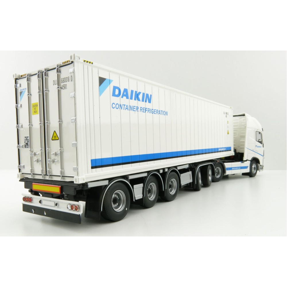 Tekno 76582 Volvo FH04 Globetrotter XL Reefer 5-axle Container Daikin - Scale 1:50