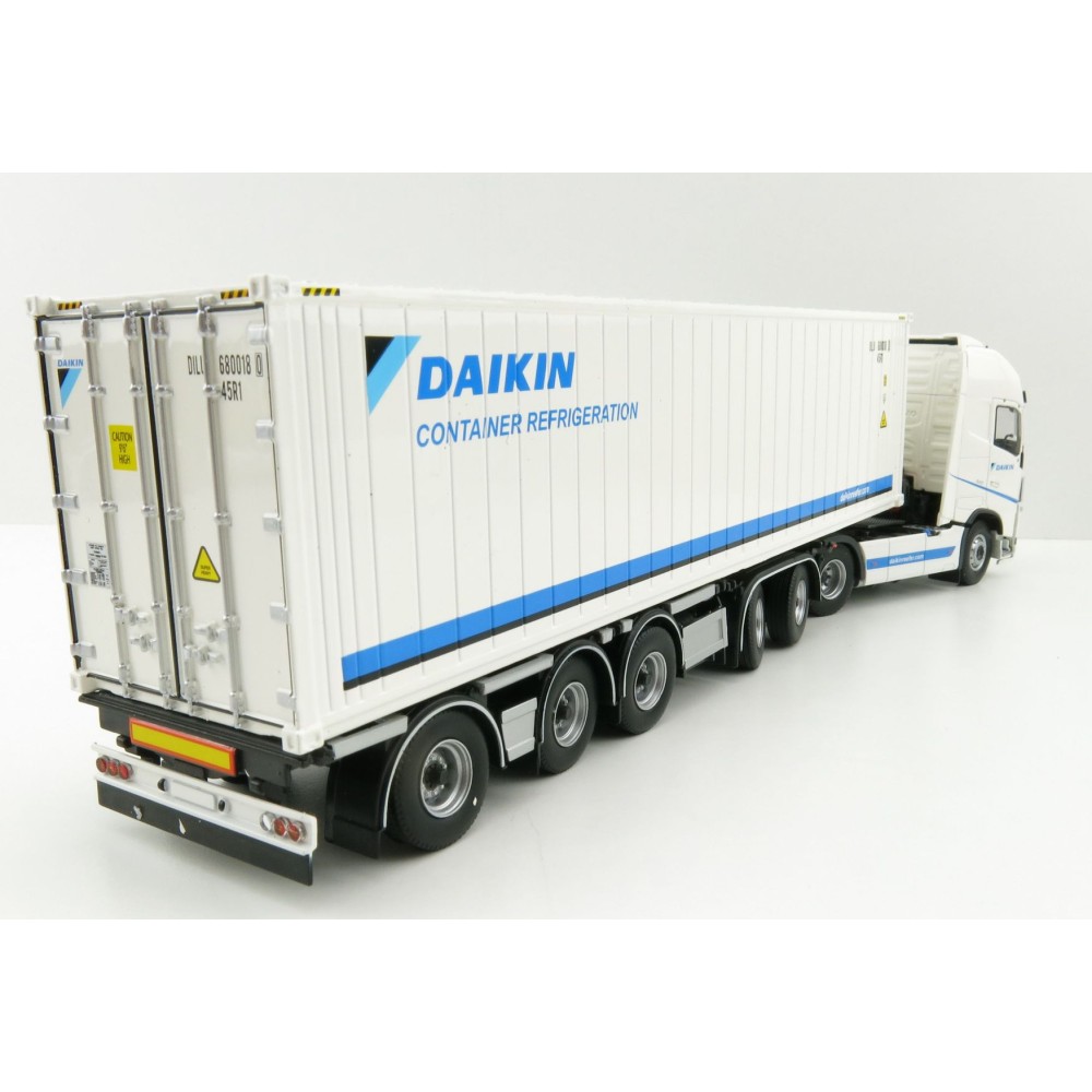 Tekno 76582 Volvo FH04 Globetrotter XL Reefer 5-axle Container Daikin - Scale 1:50