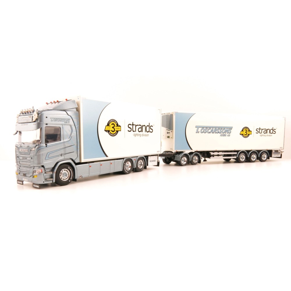 Tekno 80918 Scania R-serie HL Truck Sweden Combo - Oscarssons Akeri - Scale 1:50