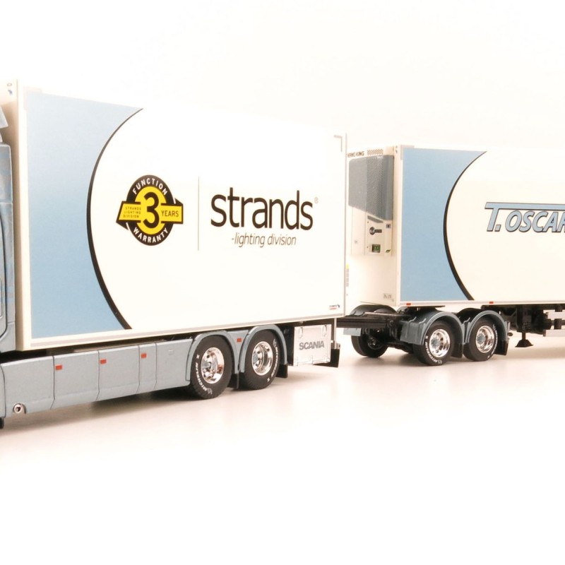 Tekno 80918 Scania R-serie HL Truck Sweden Combo - Oscarssons Akeri - Scale 1:50