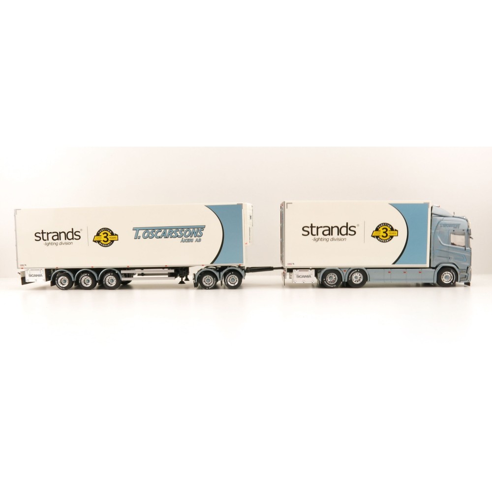 Tekno 80918 Scania R-serie HL Truck Sweden Combo - Oscarssons Akeri - Scale 1:50