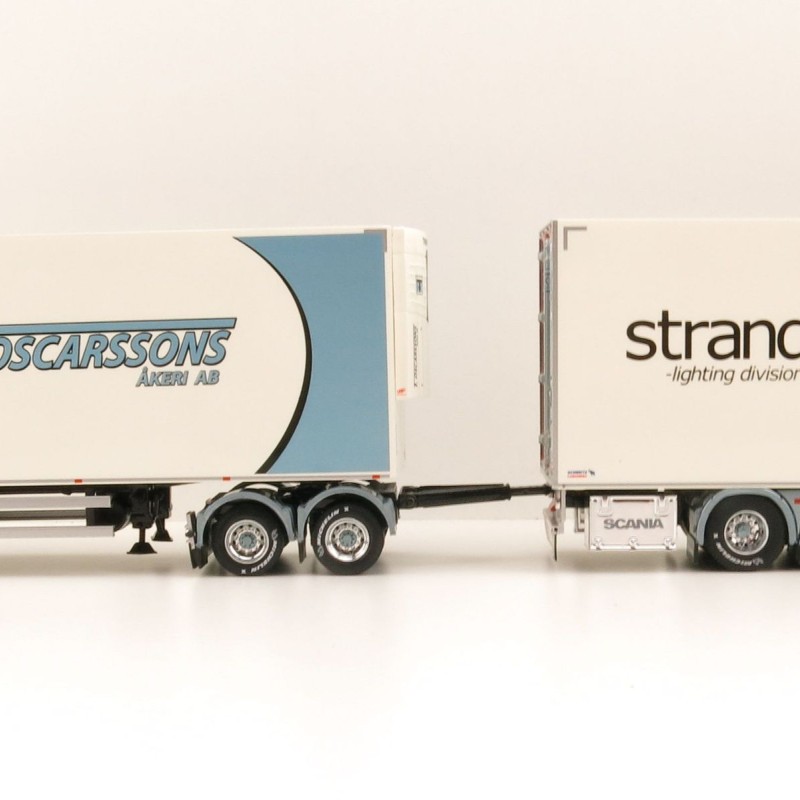 Tekno 80918 Scania R-serie HL Truck Sweden Combo - Oscarssons Akeri - Scale 1:50