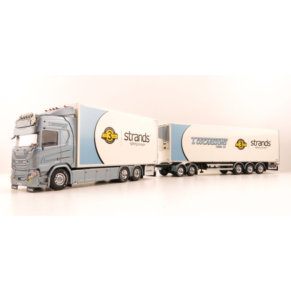 Tekno 80918 Scania R-serie HL Truck Sweden Combo - Oscarssons Akeri - Scale 1:50