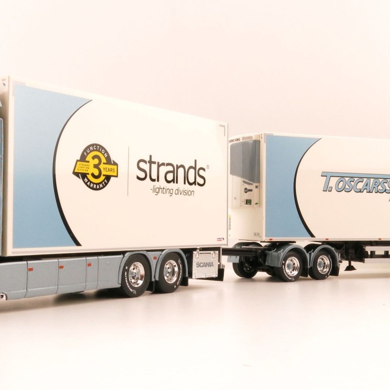 Tekno 80918 Scania R-serie HL Truck Sweden Combo - Oscarssons Akeri - Scale 1:50